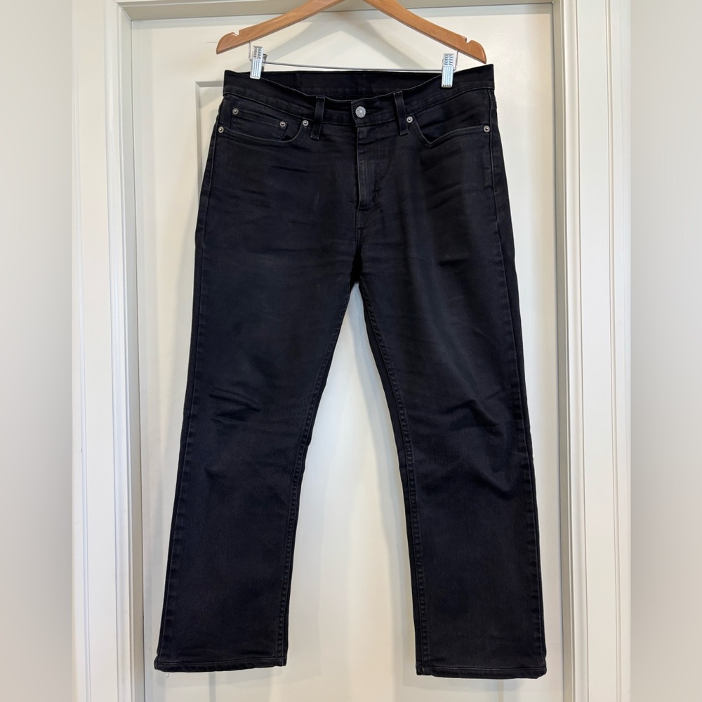 Levi's Men's Black 514 Straight Jeans